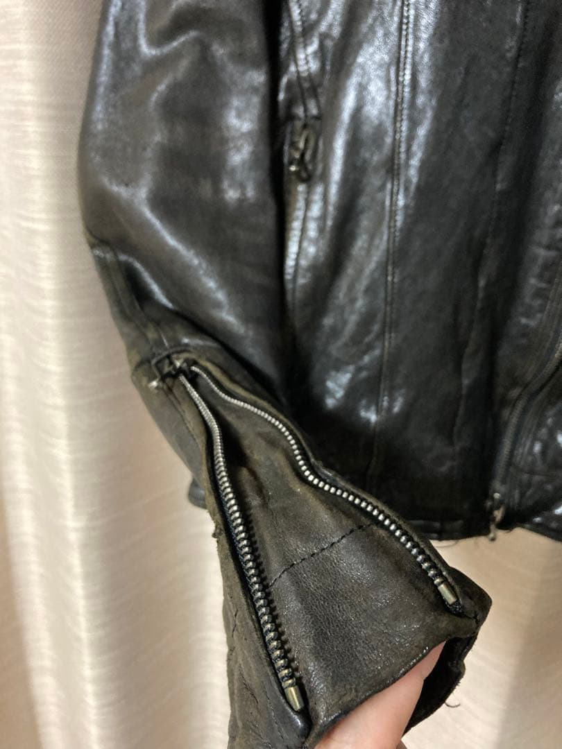 JULIUS 2009AW　レザージャケット　ラムレザー　サイズ1