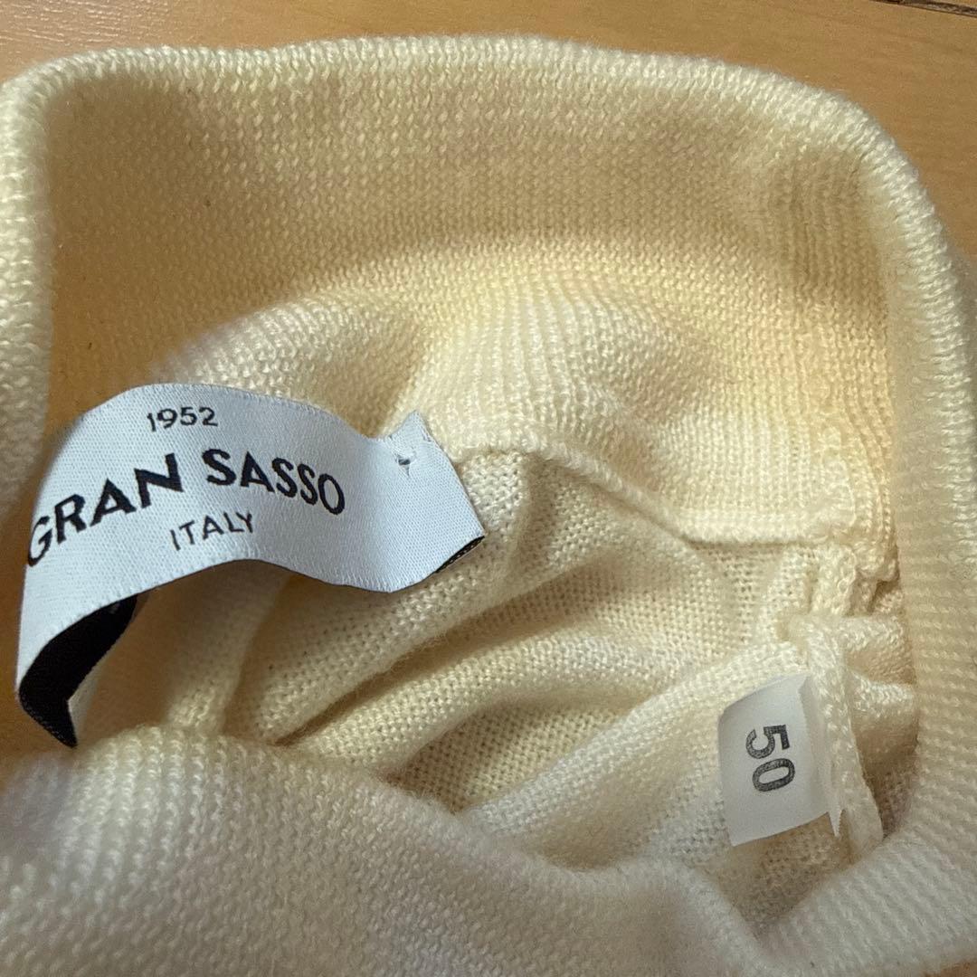 Gran Sasso グランサッソ モックネック ニット 12ゲージ