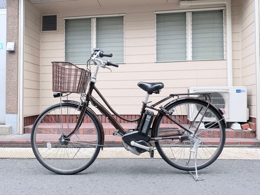 大阪府　ブリヂストン　 電動アシスト自転車 ブラウン　26インチ
