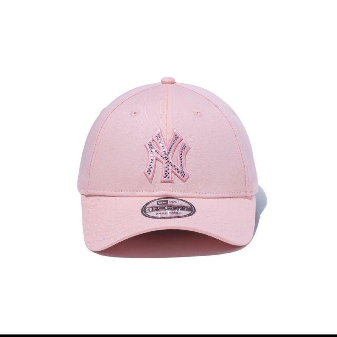 最安値 NEWERA 9FORTY Rhinestone ラインストーン ピンク