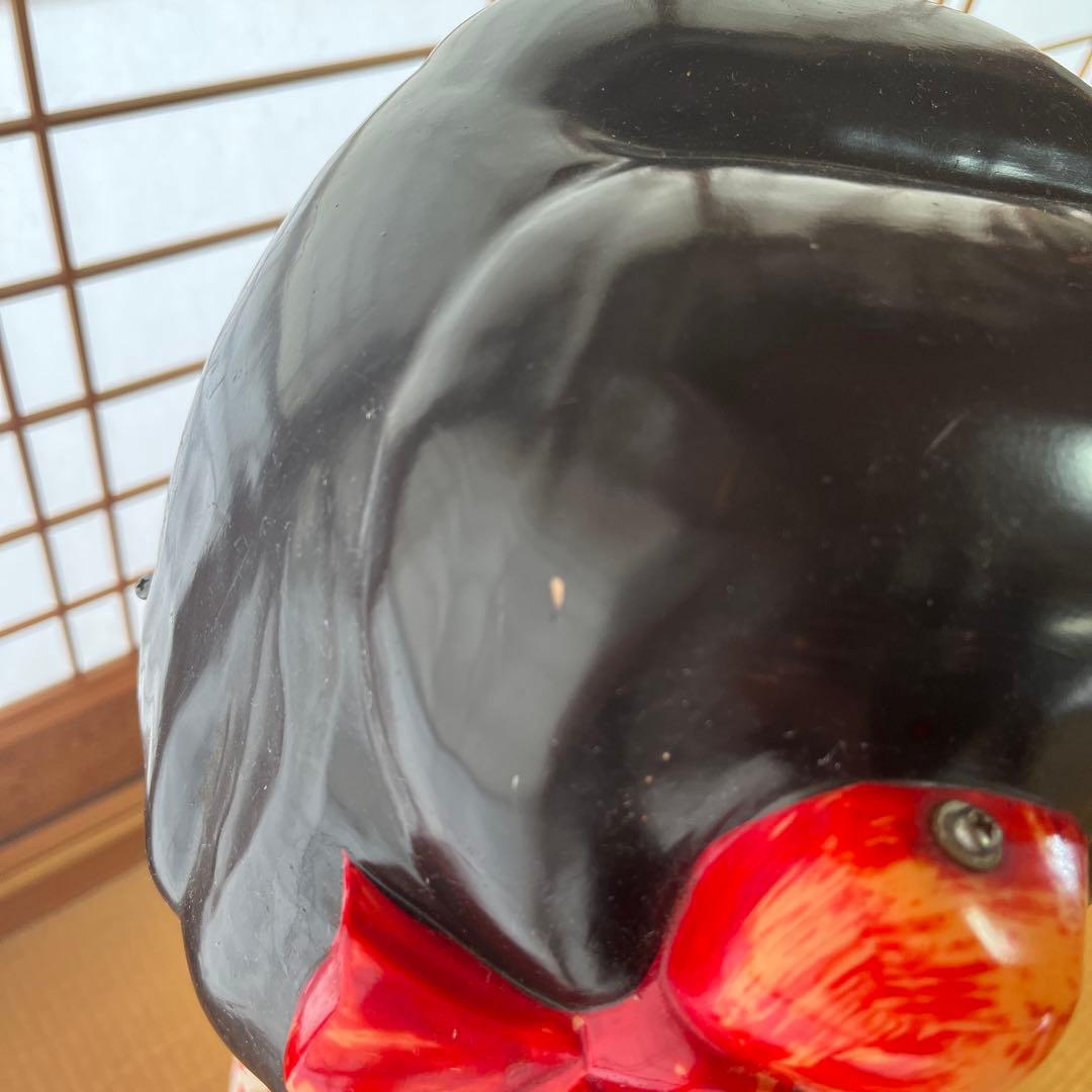 不二家 ペコちゃん 店頭用人形 等身大 着物姿 シリアルナンバー入り 非売品