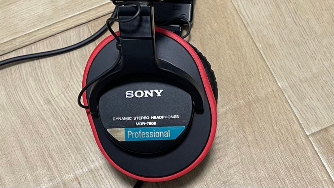 SONY MDR-7506 ダイナミックヘッドフォン　青帯
