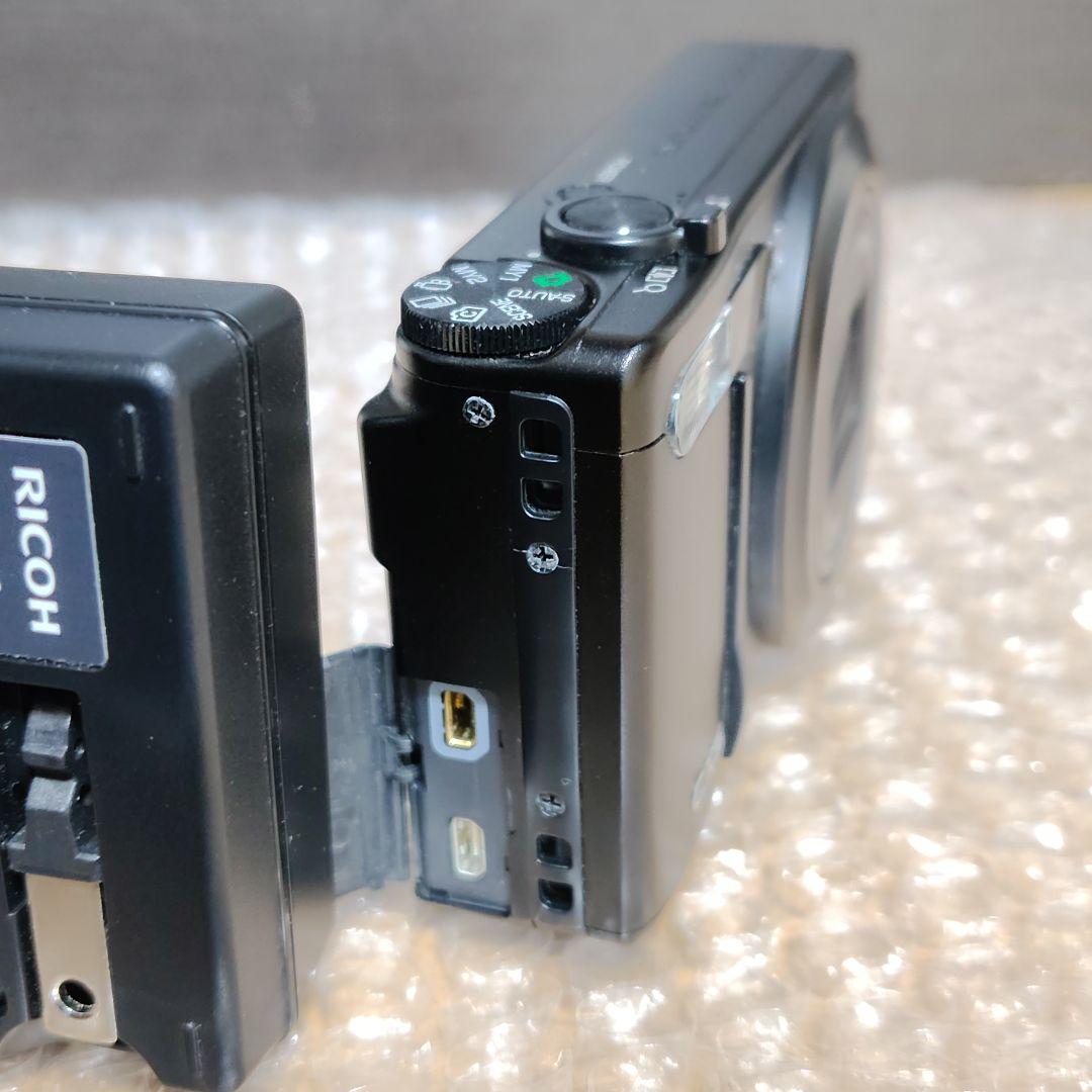 【美品 動作確認済】リコー CX5 オールドコンデジ ブラック 外箱 説明書