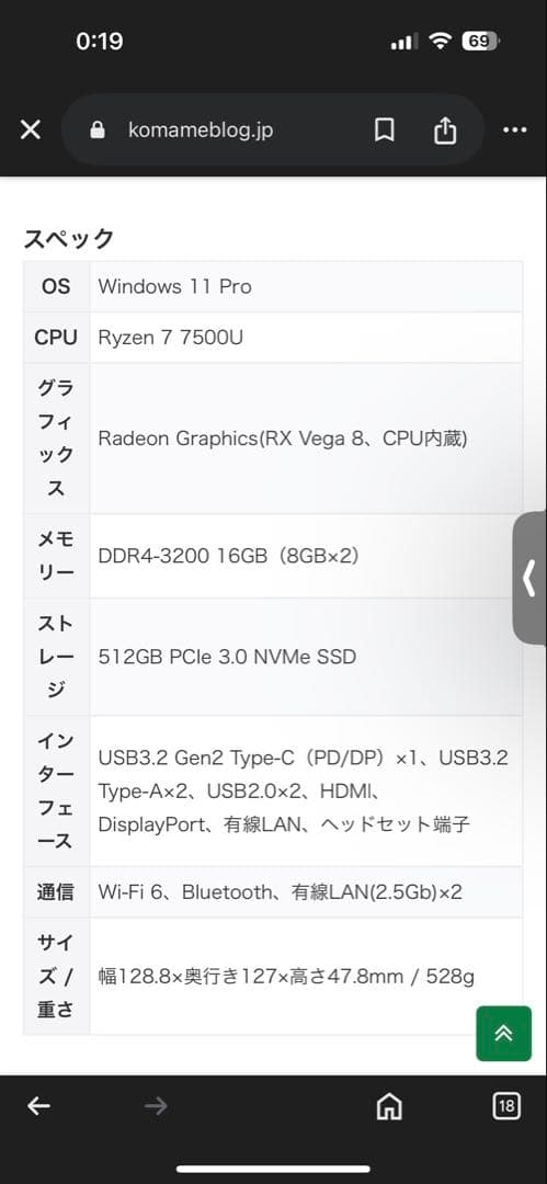 GMKtec mini pc AMD Ryzen™ 7 5700U