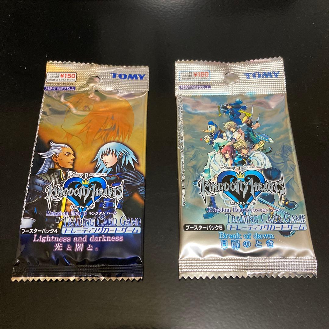 【未開封・新品】キングダムハーツtcg ブースターパック1.2.4.5セット
