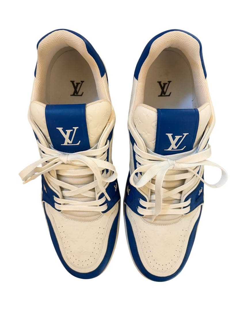 美品　Louis Vuitton スニーカー ホワイト/ブルー