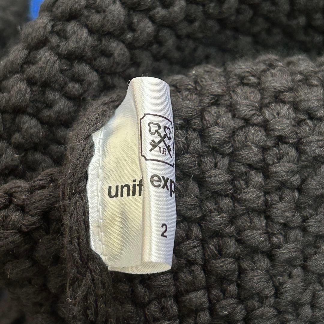 uniform experiment ユニフォームエクスペリメント ニット 黒
