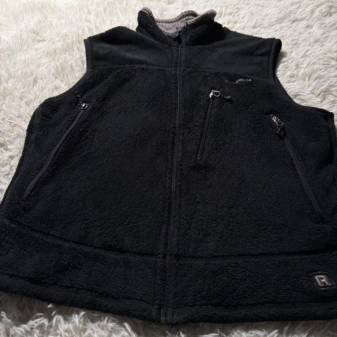【希少】patagonia パタゴニア　R4 ベスト　ブラック　黒　USA製
