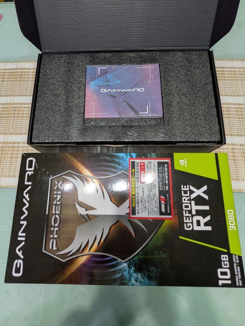 グラフィックボード・グラボ・ビデオカード GAINWARD GEFORCE RTX3080 10GB