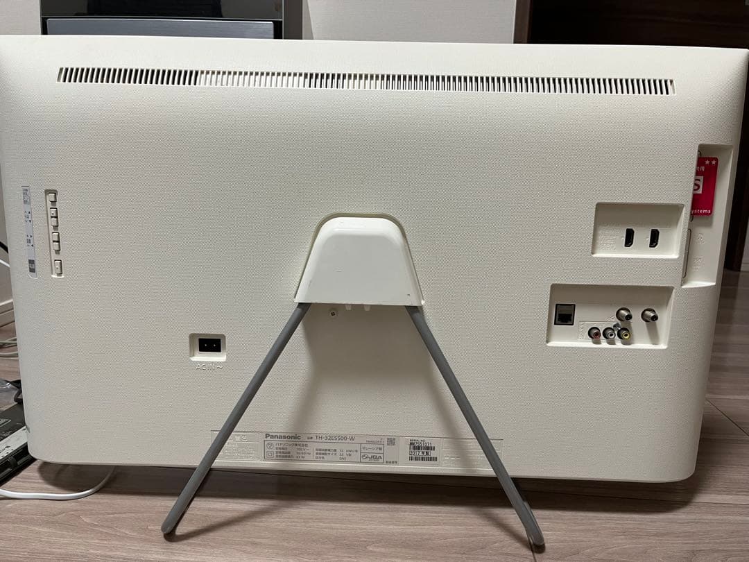 もうこはん様用、Panasonic TH-32ES500-W (2017年製)
