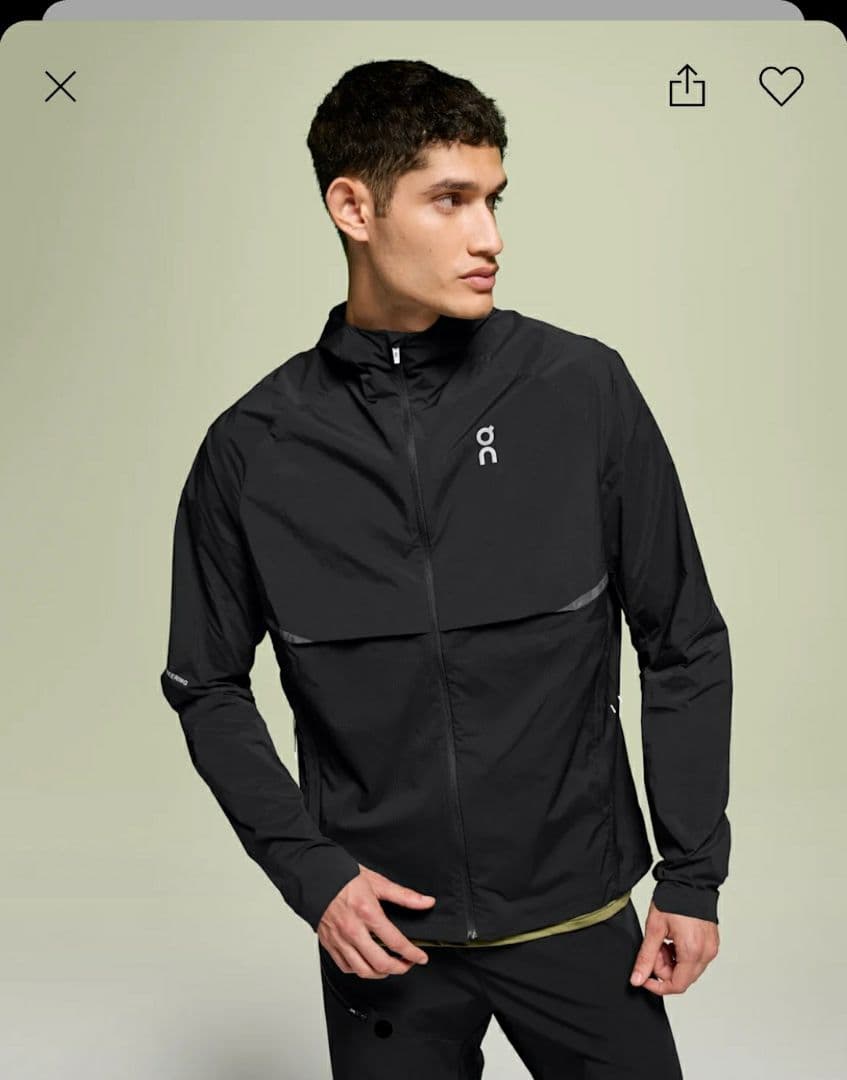 美品　On　オン　Core Jacket　コアジャケット　ブラック　S