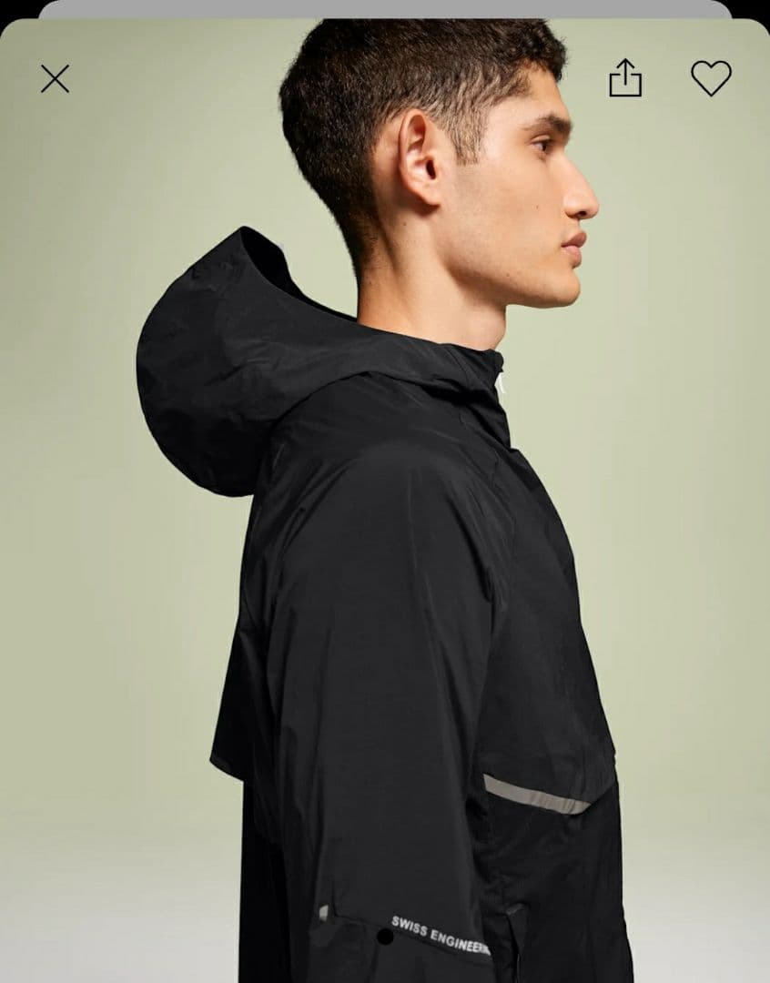 美品　On　オン　Core Jacket　コアジャケット　ブラック　S