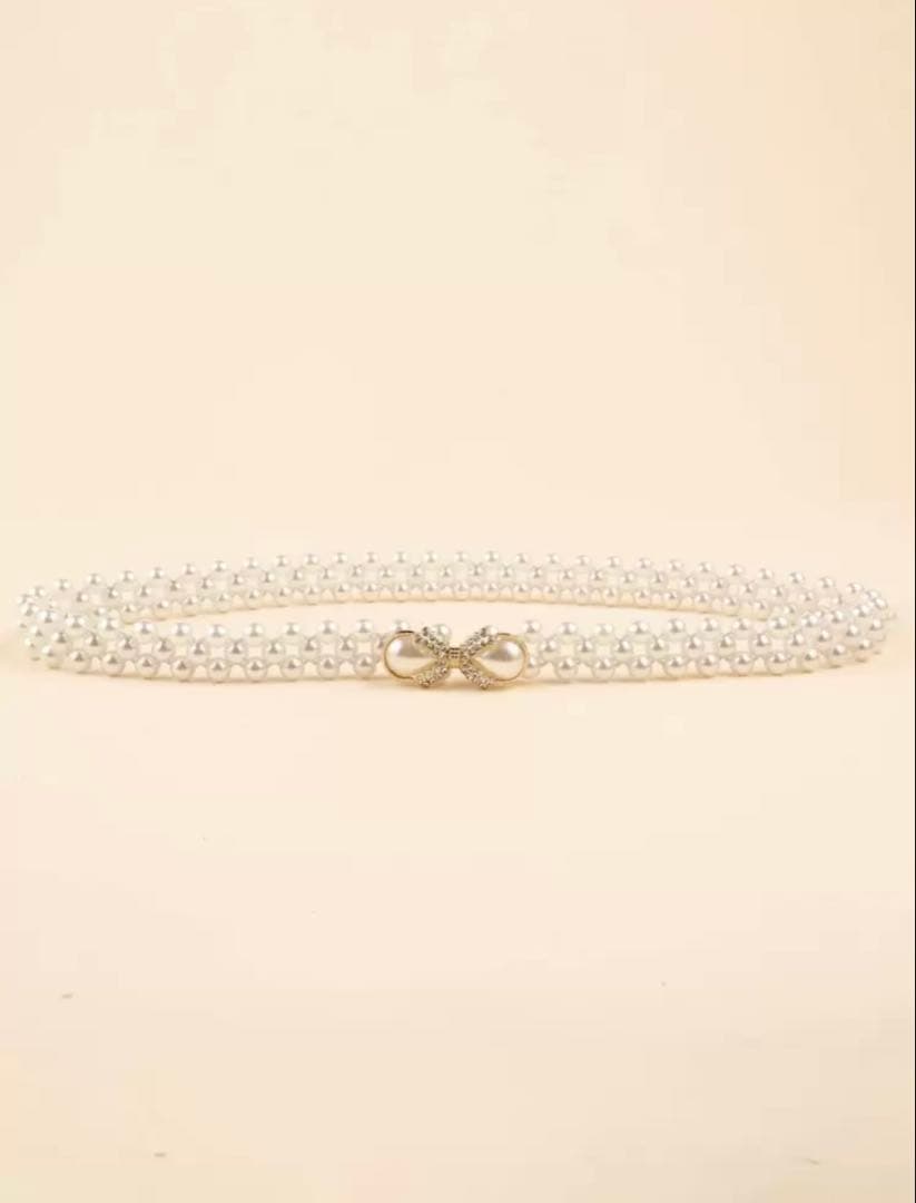 Dita 浴衣「水彩の勿忘草色」5点セット➕髪飾り2つ、フォーパールベルト