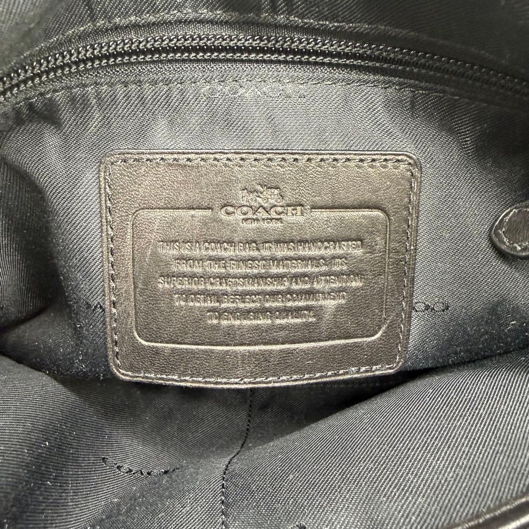 COACH コーチ メッセンジャーバッグ PVC メトロポリタン クロスボディ