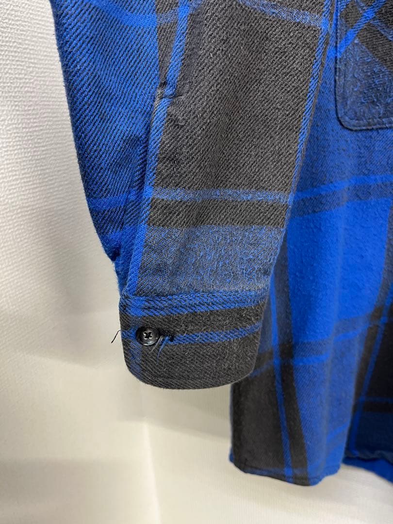80s' st.john's bay フランネルシャツ　SIZE L