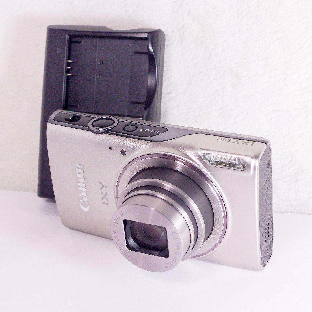 完動極上美品 キヤノン Canon イクシ IXY 650 シルバー