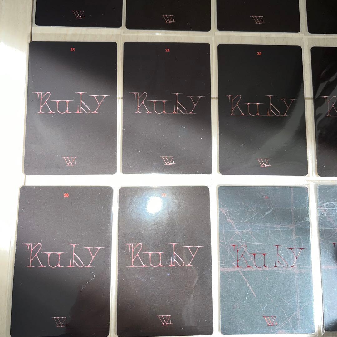 d*4様 SEVENTEEN Ruby トレカ ウジ