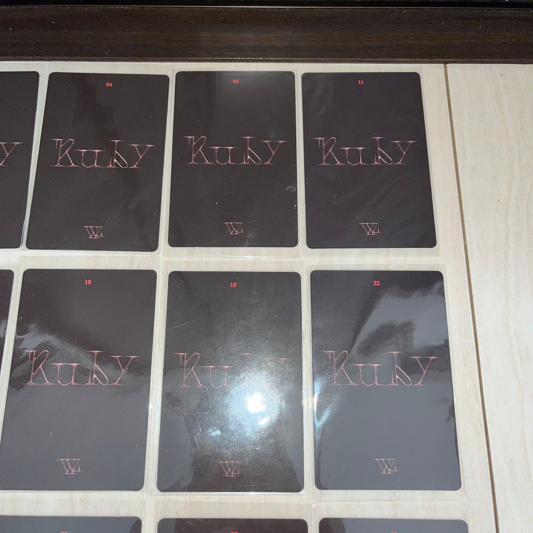 d*4様 SEVENTEEN Ruby トレカ ウジ