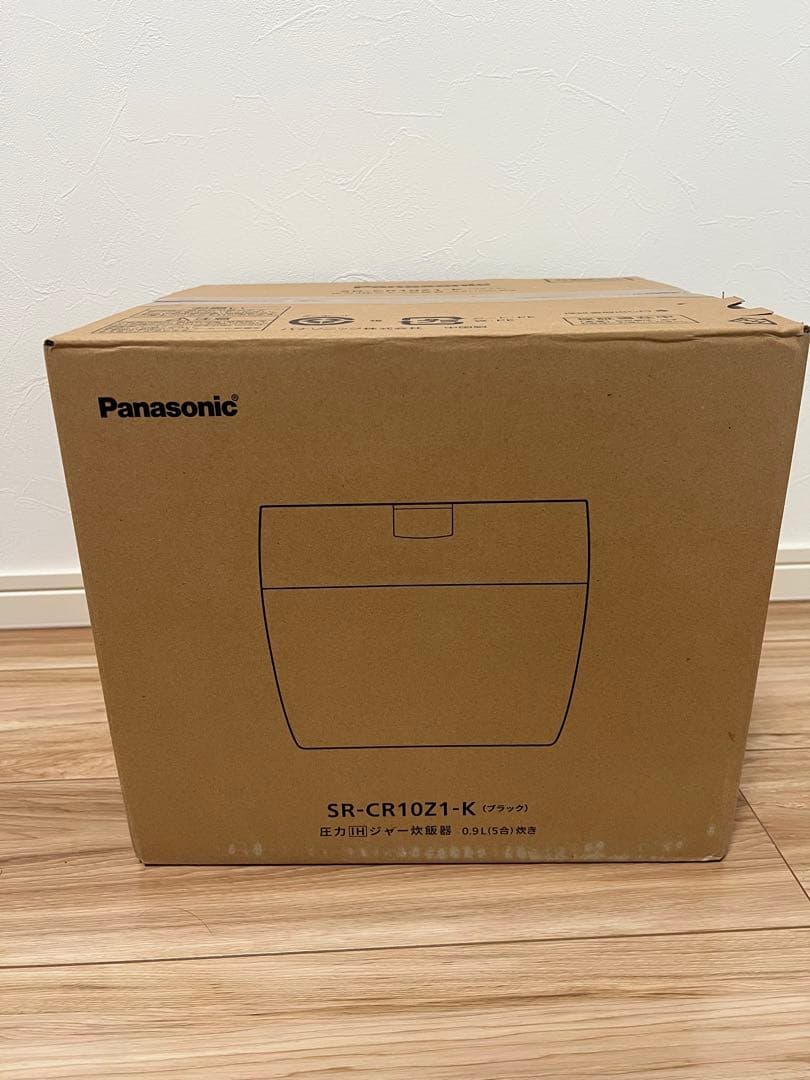 【未開封】Panasonic SR-CR10Z1-K 圧力IHジャー炊飯器5合炊