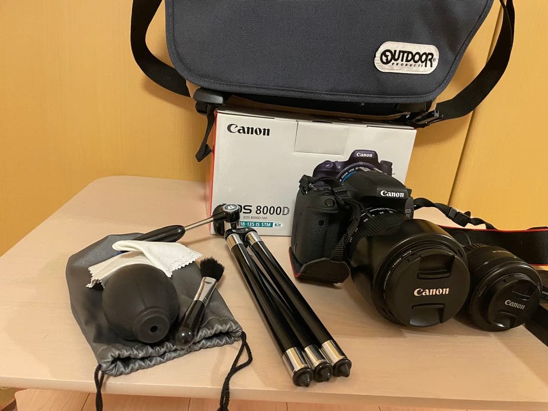 キャノン　一眼レフ　EOS8000D 美品　オプション豊富！　一部訳あり