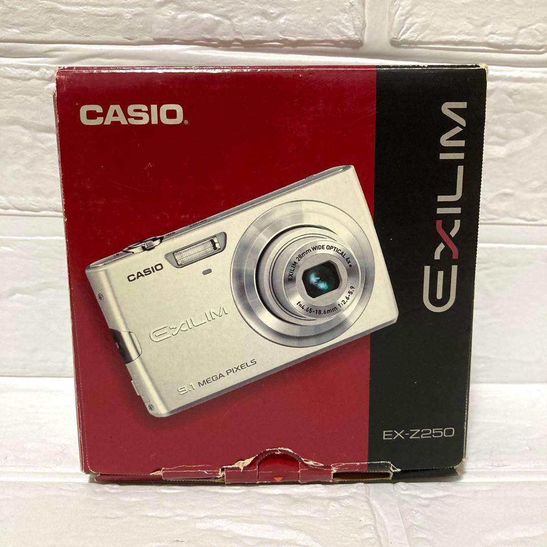【美品】CASIO EXILIM EX-Z250 デジタルカメラ【箱付・動作品】
