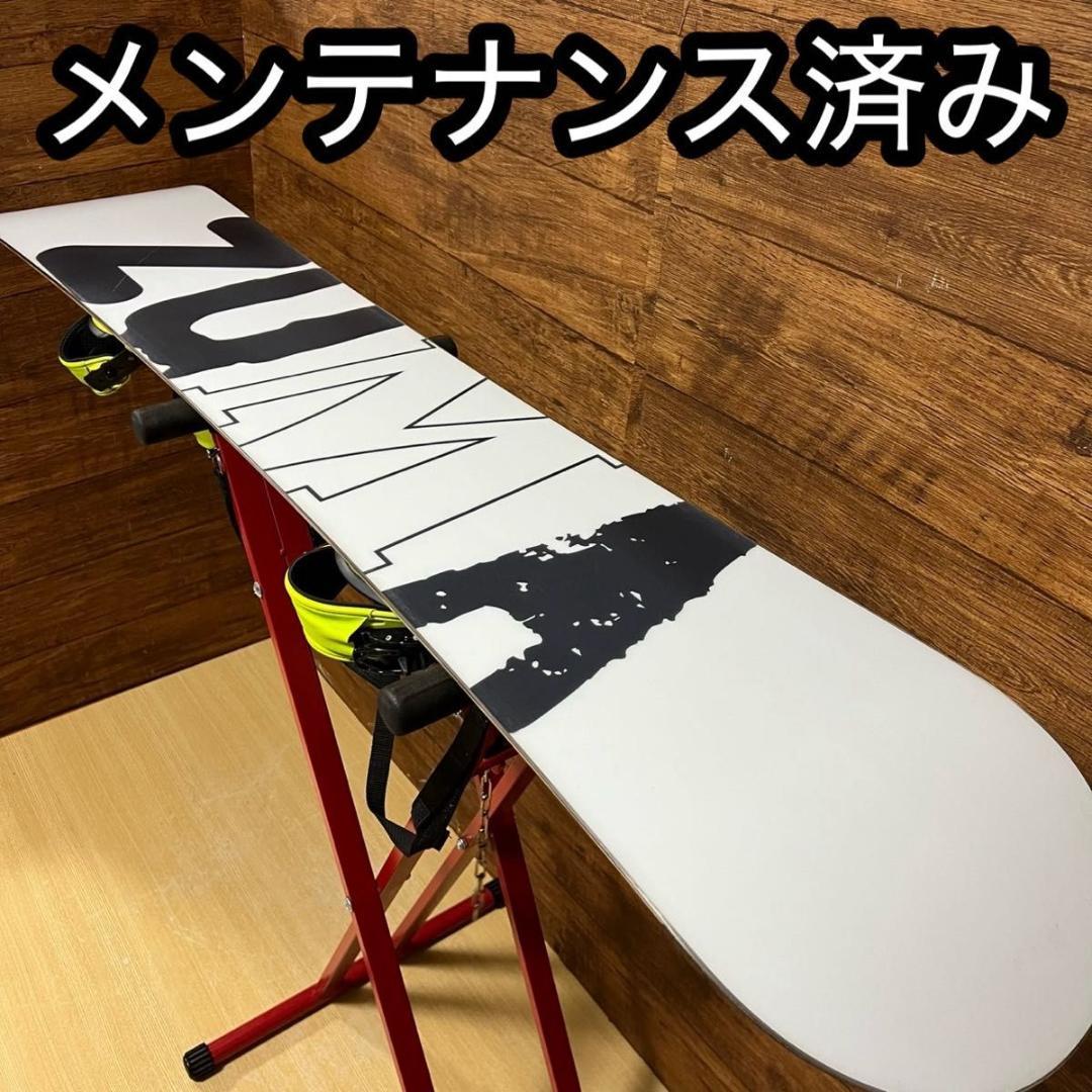 美品　初心者オススメ ZUMA ヅマ　メンズスノーボード2点 ボード 155cm