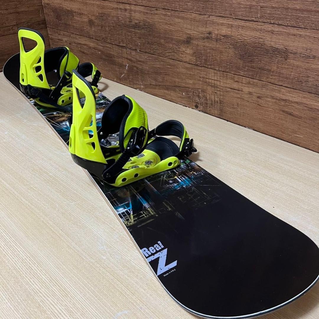 美品　初心者オススメ ZUMA ヅマ　メンズスノーボード2点 ボード 155cm