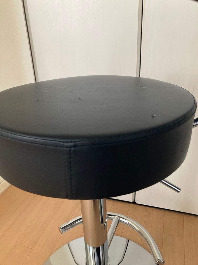 ニトリ　カウンターチェア　黒　2脚セット