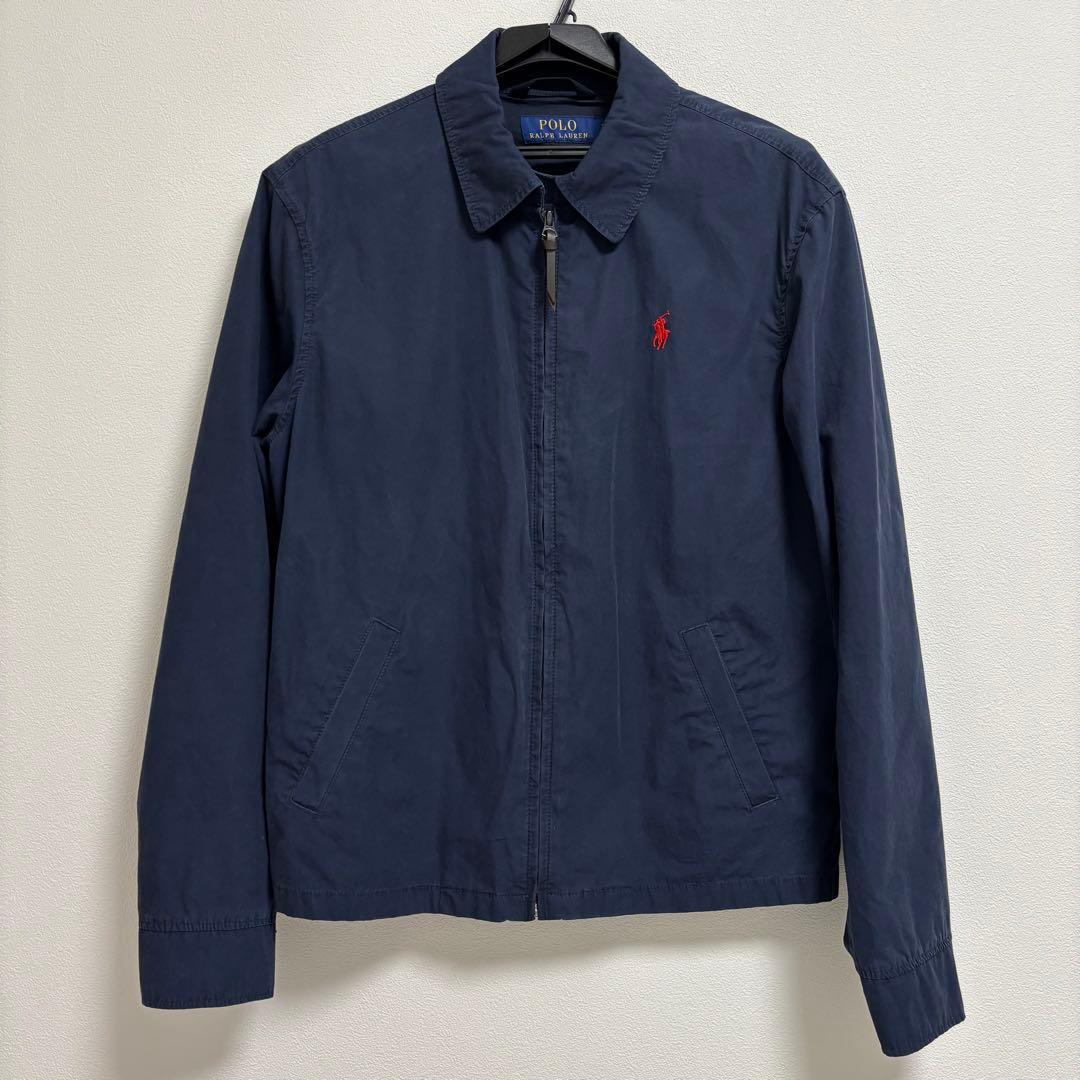現行タグ ポロ ラルフローレン スイングトップ ネイビー Ｍ相当