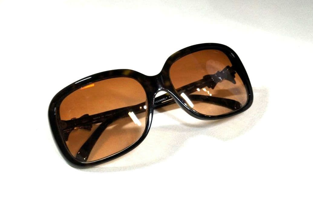 良品 CHANEL シャネル 5171 サングラス サイドリボン レディース