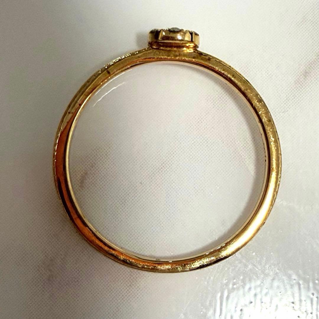 ❤️ちーちゃんママ❤️アガット ダイヤモンド リング指輪 2点 7号 K10