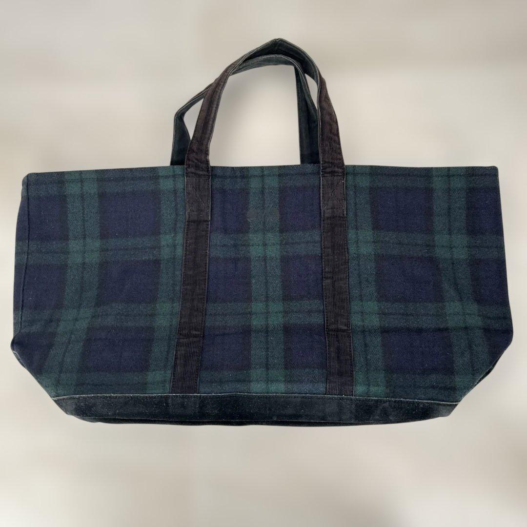 eye JUNYA WATANABE MAN ブラックウォッチ トートバッグ