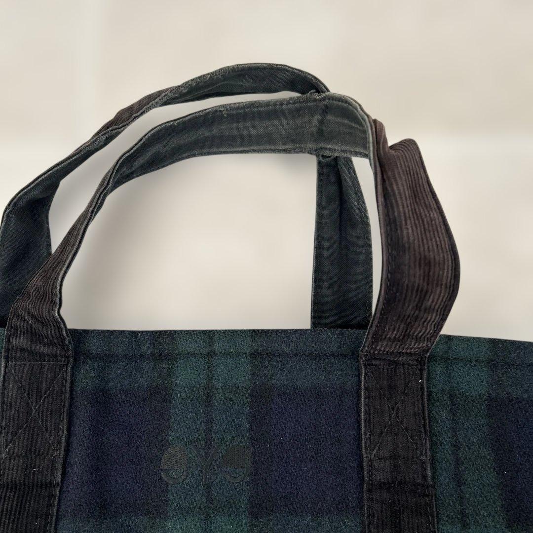 eye JUNYA WATANABE MAN ブラックウォッチ トートバッグ