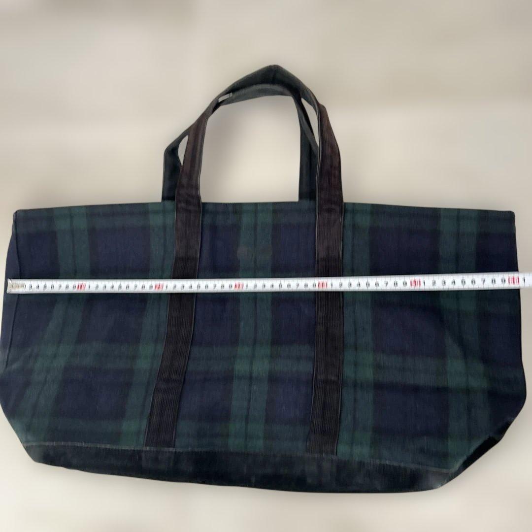 eye JUNYA WATANABE MAN ブラックウォッチ トートバッグ