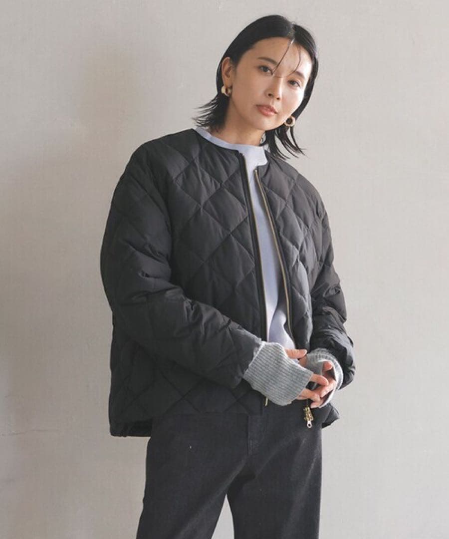 TAION×UNFILO キルティングダウン ダウンジャケット コート