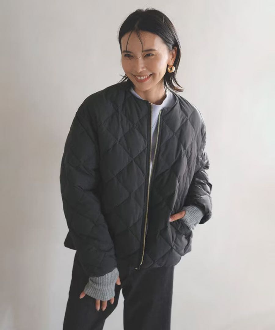 TAION×UNFILO キルティングダウン ダウンジャケット コート