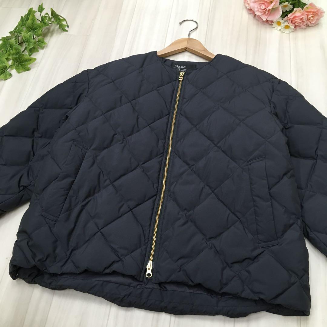 TAION×UNFILO キルティングダウン ダウンジャケット コート
