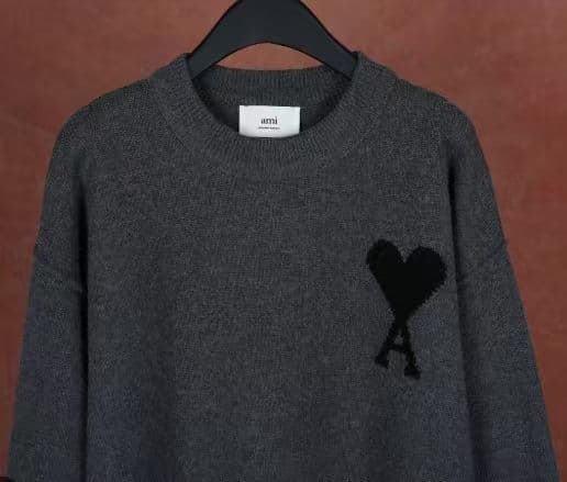 ✨新品✨AMI PARIS グレー クルーネックセーター M