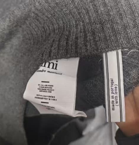 ✨新品✨AMI PARIS グレー クルーネックセーター M