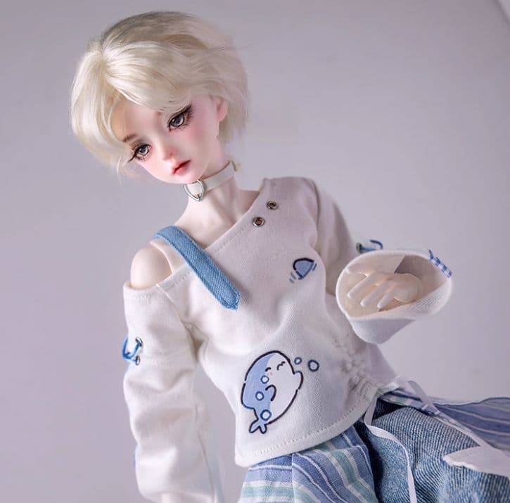 AX512 BJD 1/4 ドール本体 Amu 球体関節人形 ハンドメイド