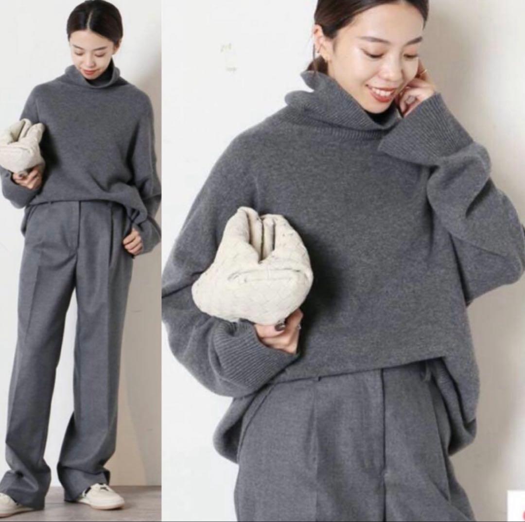 Deuxieme Classe ariesタートルネックプルオーバー