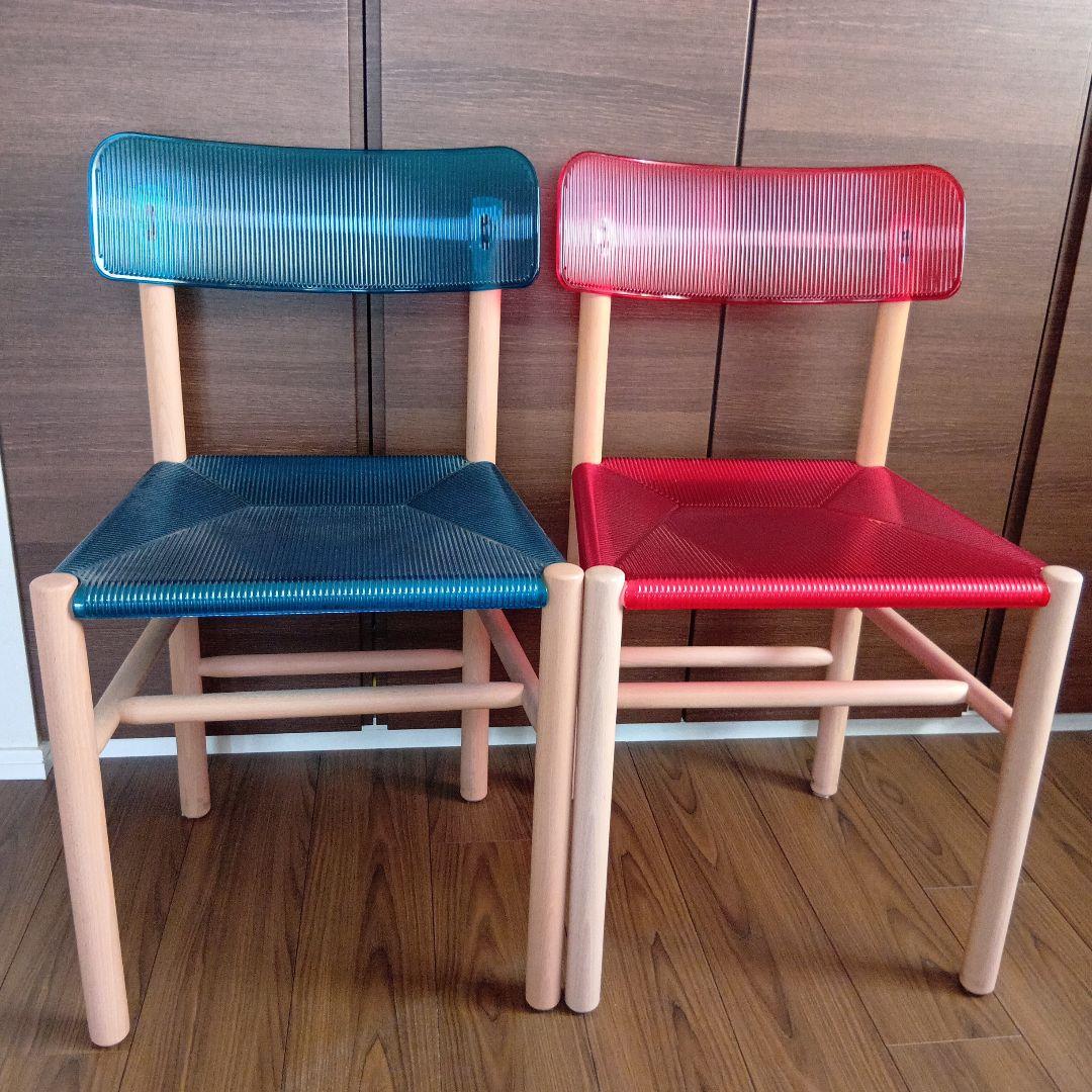 Jasper Morrison Trattoria 椅子 1脚　青のみ