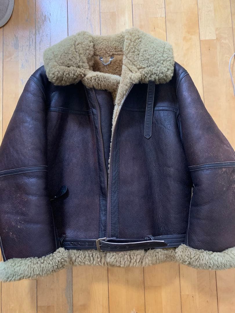 あき IRVIN シープスキン フライトジャケット