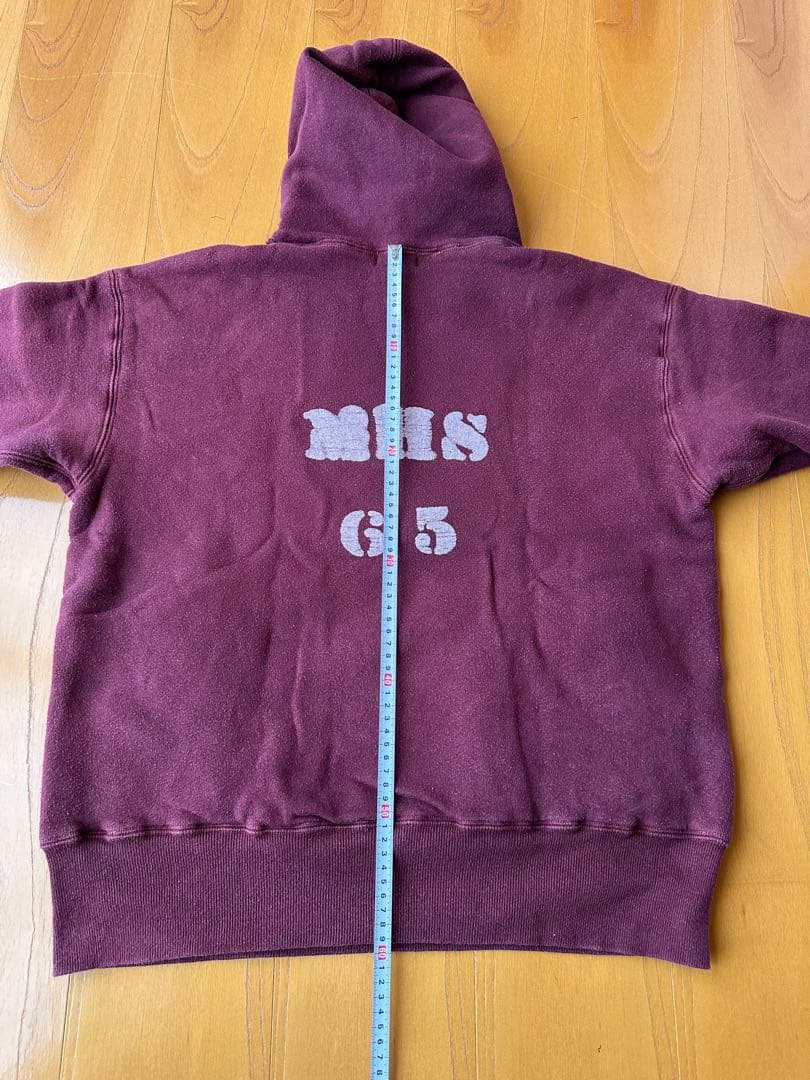 へラーズカフェ ダブルフェイス パーカ ボクシンググローブポケット サイズ42