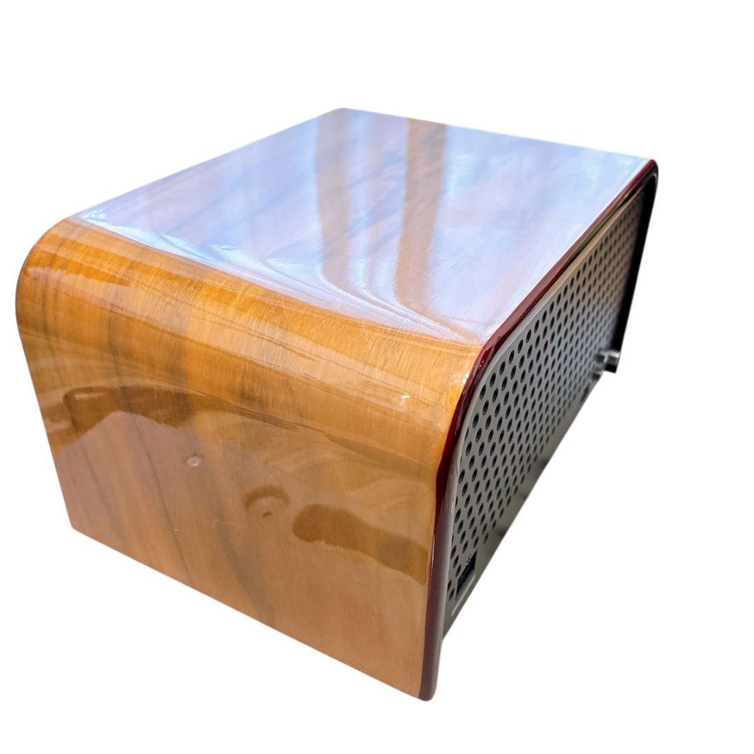 レトロ調Bluetooth対応CDプレーヤー　SANSUI SMS-800BT