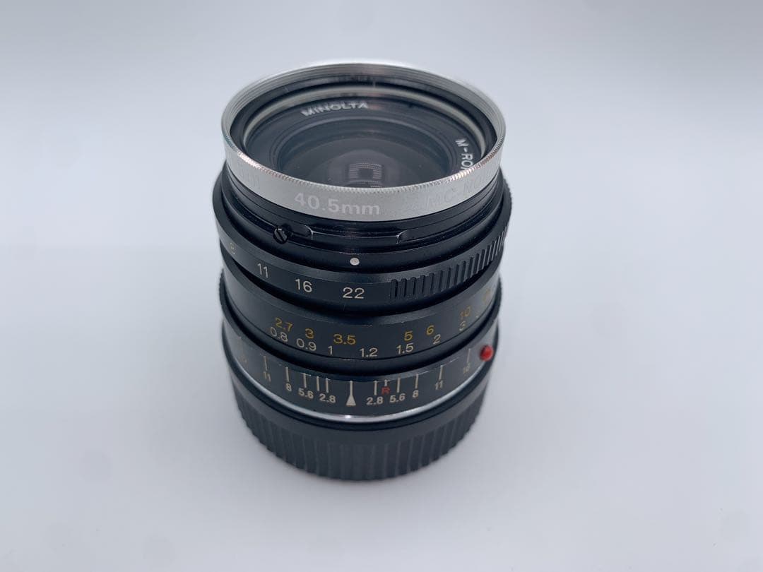 MINOLTA M-ROKKOR 28mm F2.8 カメラレンズ