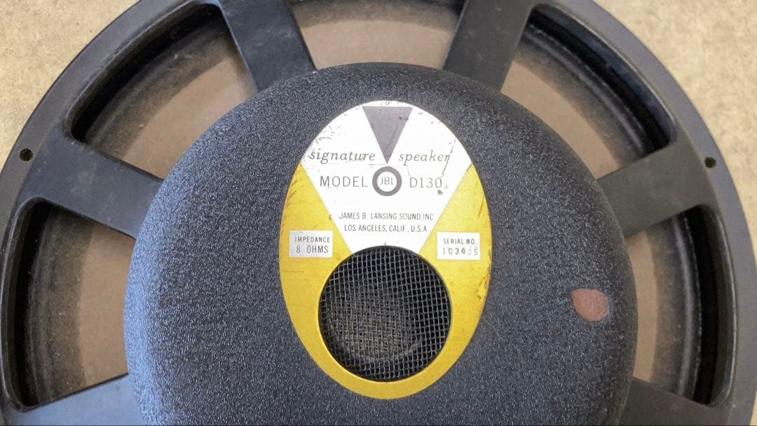 JBL D130 8Ω スピーカーユニットペア