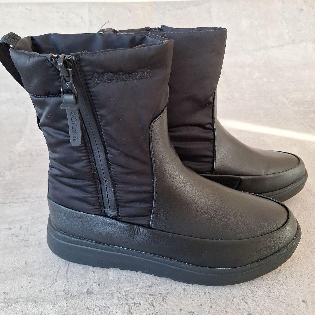 【美品】コロンビア サップランド ブーツ スリー ディーヴァ 24.5cm 黒