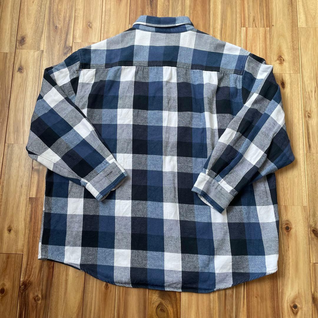 90s BIGMAC ネルシャツ ブロックチェック ブルー ビッグマック