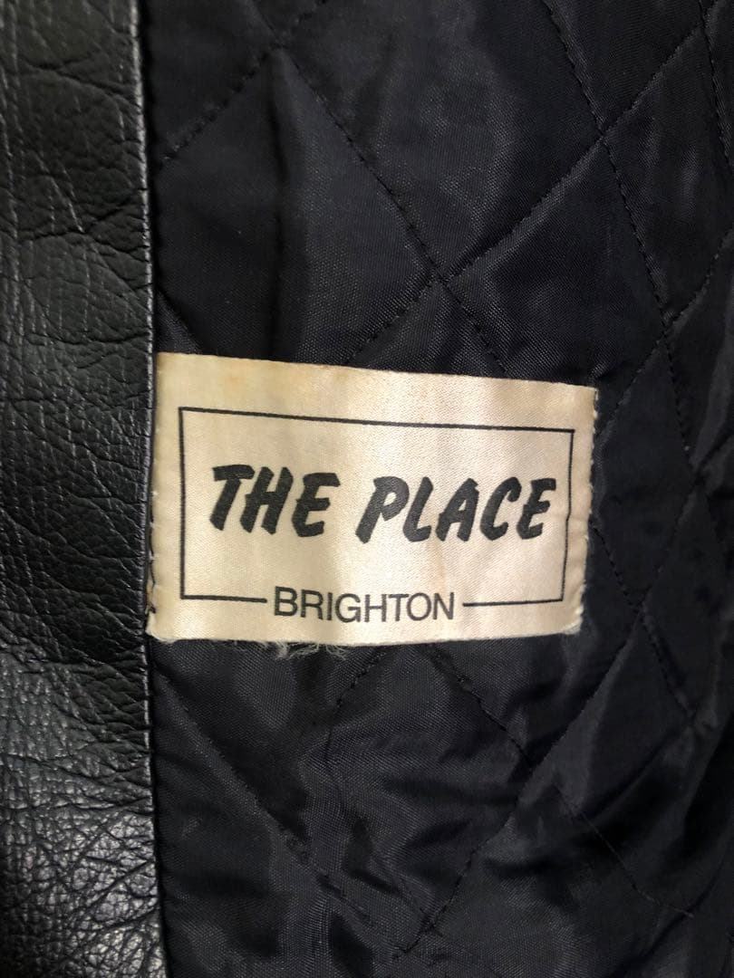 80s ヴィンテージレザーライダースジャケット uk ロンジャン